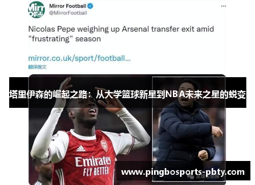 塔里伊森的崛起之路：从大学篮球新星到NBA未来之星的蜕变